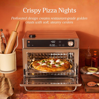 Our Place Wonder Oven Pro Chef’s Kit - Non-Toxic Bakeware Set with Roasting Pan & Muffin Pan | Oven Safe to 450°F | Cream