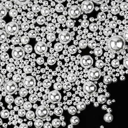 Silver Sprinkles | Edible Silver Pearl Cake Decorating Toppings - 130g/4.6oz for Weddings & Parties