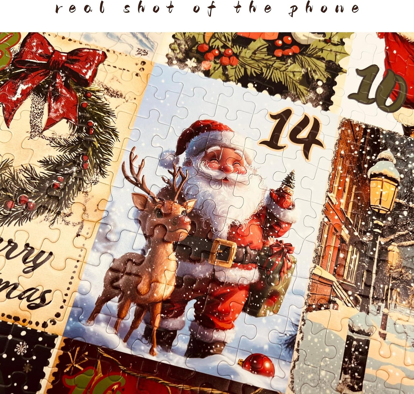 Regine Switzerland 1000-Piece Christmas Puzzle - Vintage Holiday Scenes | 19.2 x 26.6 in Family Fun
