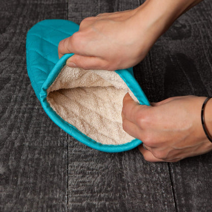Now Designs Basic Oven Mitt | Bali Design - 6.5 x 13 in | Set of 2 for Stylish Kitchen Protection