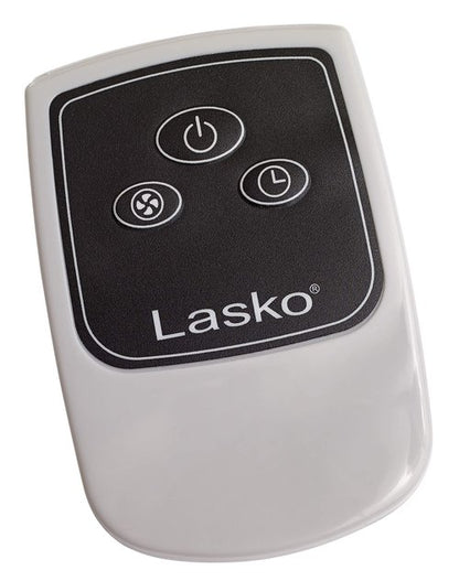 Lasko Cyclone Pedestal Fan, Adjustable Height, Remote Control, Timer, 3 Speeds, for Bedroom, Kitchen, Office and Living Room, 18", White, 1885, Large