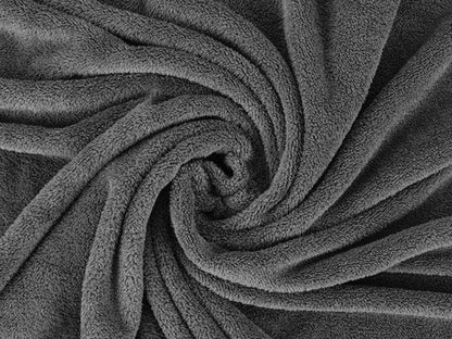 American Soft Linen Bedding Fleece Blanket Queen Size 85x90 inch Oversized Plush Fuzzy Cozy Soft Blanket for Bed, Sofa, Couch, Gray