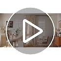 Beige Linen Farmhouse Floral Curtains Set - 2 Panels, 52x84 Inches, Boho Decor