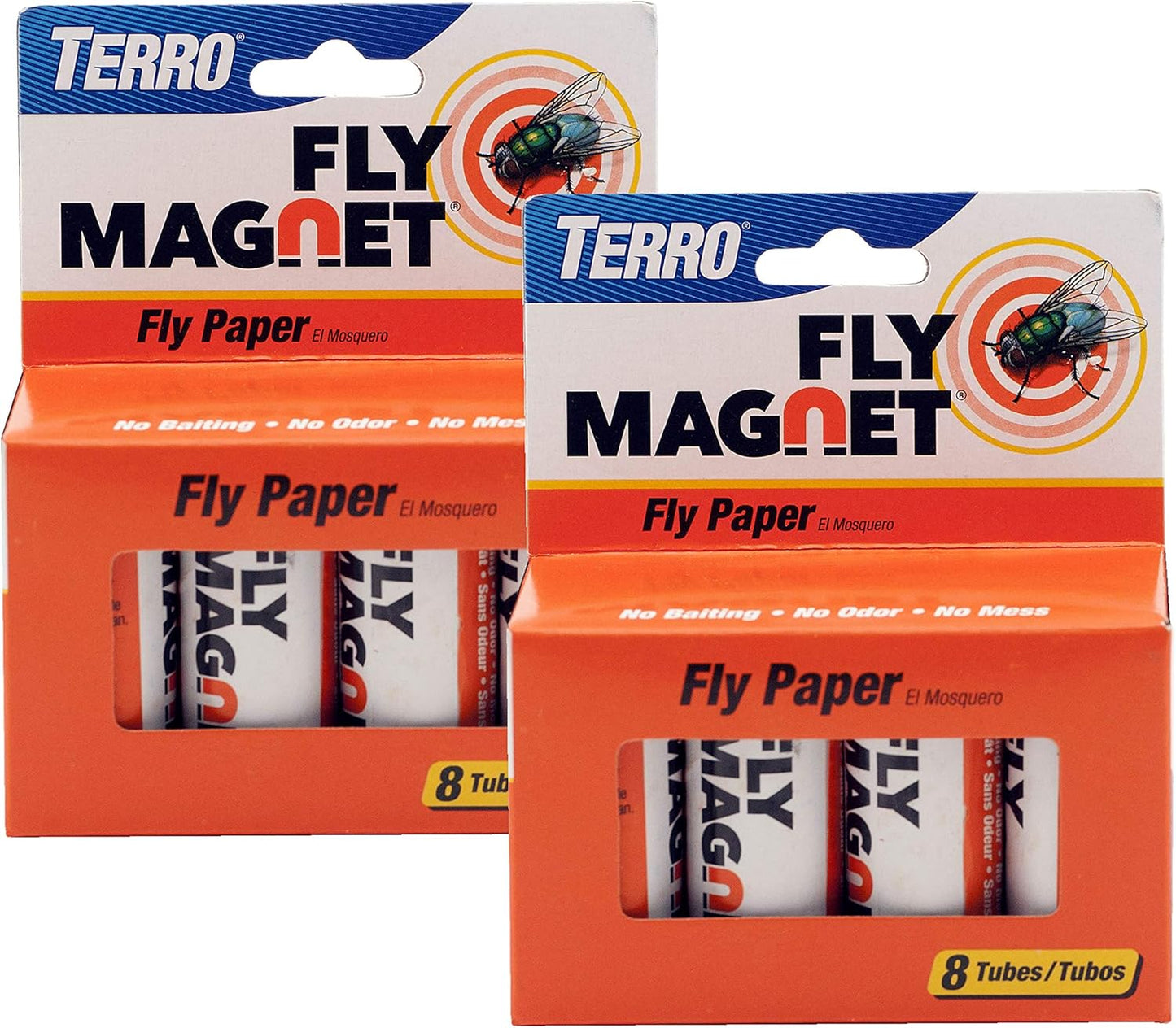 Terro T518 Fly Magnet | 16 Total Sticky Fly Traps for Indoor Use - 2 Pack