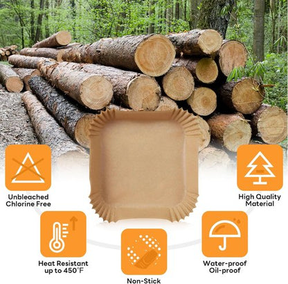 COSORI Disposable Air Fryer Liners - Parchment Paper Baking Sheets for 2 Qt & 2.1 Qt Air Fryers
