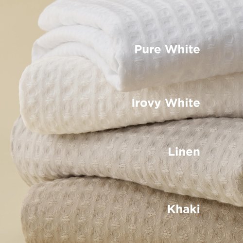 Bedsure Luxury Waffle Duvet Cover Queen Size - Textured Duvet Cover Set, Soft, Breathable Bedding Set (90"x90") with 2 Pillow Shams for All Season, Pure White, Comforter Not Included
