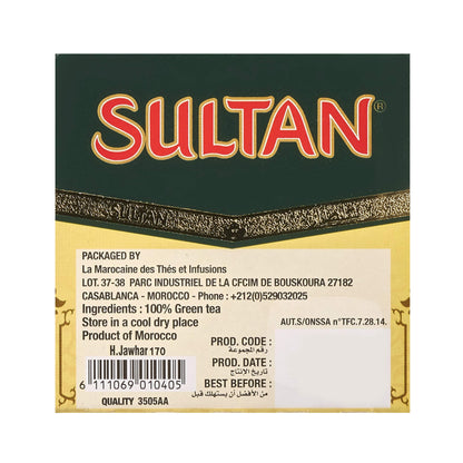 SULTAN TEA Moroccan Jawhar Loose Green Tea, Herbal Green Teas 170g (Single Pack - 170g)