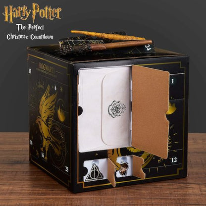 Harry Potter Advent Calendar 2025 - Magical 24-Day Countdown with Keychains & Accessories | Black Cube