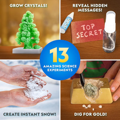 National Geographic Science Kit & Rock Collection Advent Calendar - 24 Days of STEM Experiments for Kids Ages 8-12