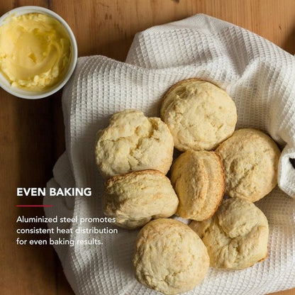 KitchenAid Nonstick Baking Sheet - 13x18in Aluminized Steel | Stylish Pistachio Color
