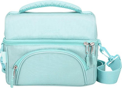 Bentgo Deluxe Lunch Bag - Insulated & Durable Tote with Adjustable Straps - Fits Most Lunch Boxes (Coastal Aqua)