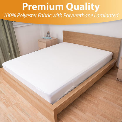 Waterproof Mattress Protector by [Brand Name] | Queen Size 6-Sided Zippered Encasement, Breathable & Machine Washable, Fits Mattresses Up to 16” Deep