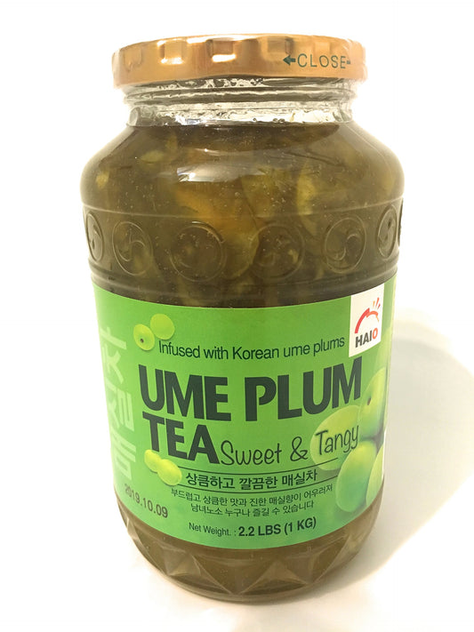 Haioreum Ume Plum Tea - Sweet and Tangy Infused With Korean Ume Plums - Product of Korea 2.2 lb (1 kg)