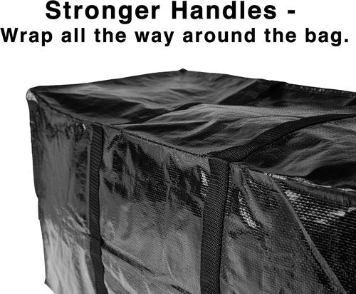 BAG-THAT! Extra Large Heavy-Duty Moving Bags - Stronger Handles & Zippered Closure for Easy Packing