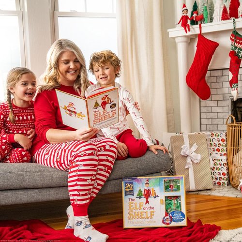 Elf on the Shelf | 20th Anniversary Limited Edition Box Set - Posable Boy Scout Elf with Blue Eyes, Storybook & Collectibles