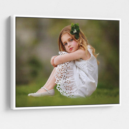 P&L ART Personalized Custom Canvas Prints - Transform Your Photos into Stunning Wall Art | 18x24" White