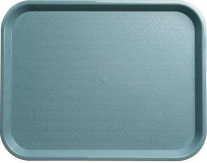 CFS Cafe Plastic Fast Food Tray, 14" x 18", Slate