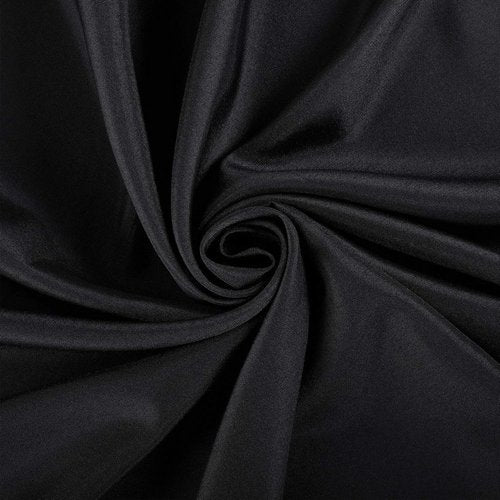 Ascoza 70-Inch Black Round Tablecloth - Durable Polyester for Weddings, Banquets & Parties