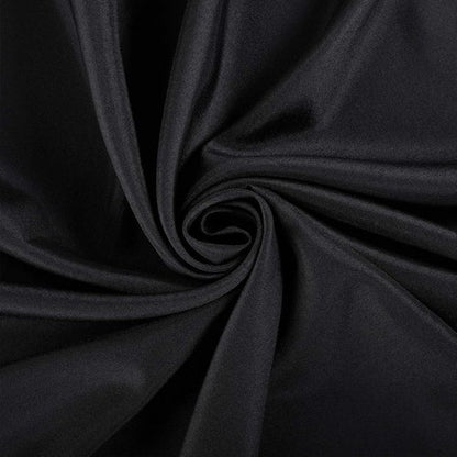 Ascoza 70-Inch Black Round Tablecloth - Durable Polyester for Weddings, Banquets & Parties