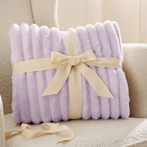 Bedsure GentleSoft Lavender Fog California King Size Blanket for Bed - Cozy Soft Blankets for Women, Cute Small Fleece Throws for Girls, Birthday Gifts for Women, 102x96 Inches