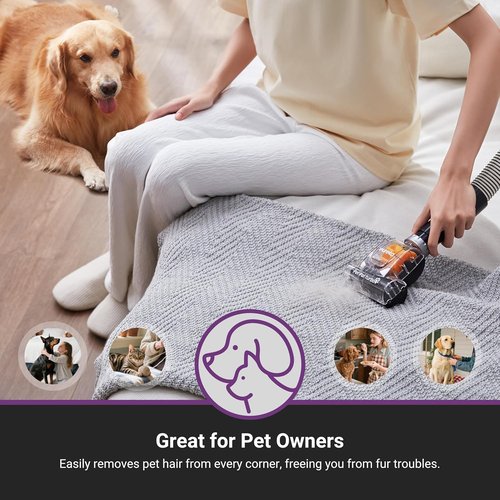 Eureka MaxSwivel Pro NEU350 Upright Vacuum Cleaner - Powerful Pet Hair Removal | Lightweight for Carpet & Hard Floors - Yellow