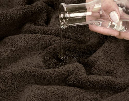 American Soft Linen Premium 3 Piece Towel Set, 1 Bath Towel 1 Hand Towel 1 Washcloth, 600 GSM 100% Cotton Turkish Towels for Bathroom, Brown Towel Set