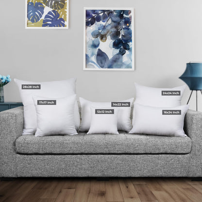 Utopia Bedding 17x17 Pillow Inserts, Set of 2, White – Indoor Decorative Throw Pillows for Bed, Sofa & Couch – Soft, Supportive & Fluffy Cushion Inserts
