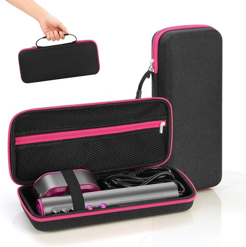 Jack & Rose Travel Steamer Case - Handheld Storage Organizer for Iron Accessories | Black