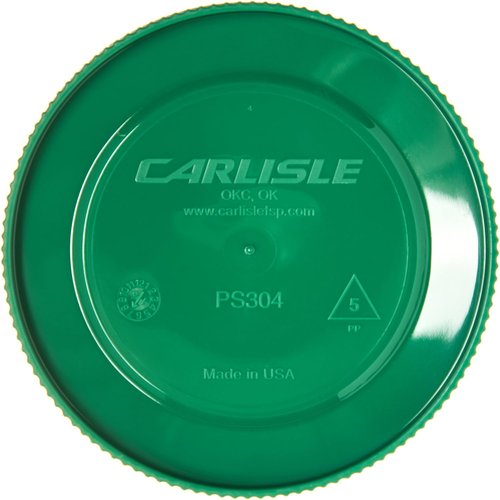 Carlisle FoodService Products Stor N' Pour Bottle Caps Lids with Stacking Ridge for Bar, Kitchen, And Restaurants, Plastic, 3.5 Diameter, Assorted, (Pack of 12)