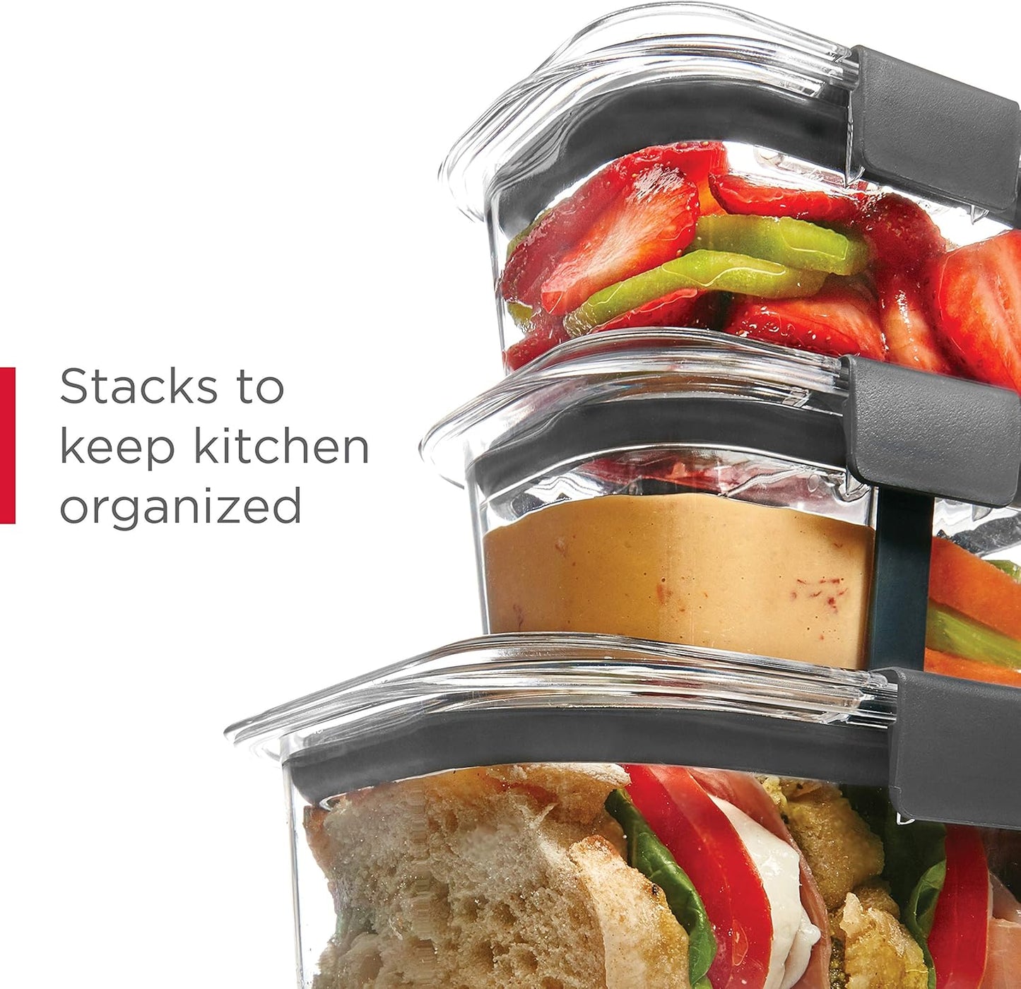 Rubbermaid Brilliance Food Storage - 10 Piece BPA-Free Plastic Containers | Leak-Proof & Microwave Safe
