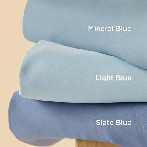 Bedsure Duvet Cover King Size - Soft Double Brushed Bedding Set for Kids & Adults, Zipper Closure, 3 Pieces, Includes 1 Duvet Cover (104"x90") & 2 Pillow Shams, NO Comforter, Slate Blue
