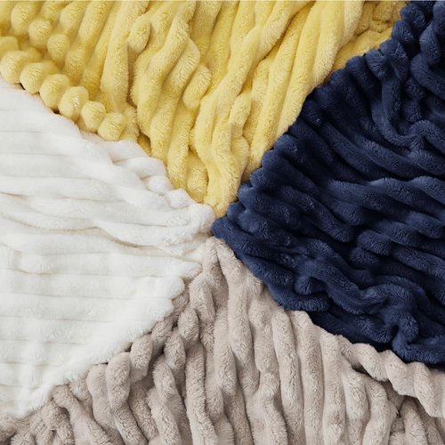 Bedsure GentleSoft Navy Blue California King Size Blanket for Couch - Cozy Soft Blankets for Women, Cute Small Fleece Throws for Girls, Birthday Gifts for Women, Navy, 102x96 Inches