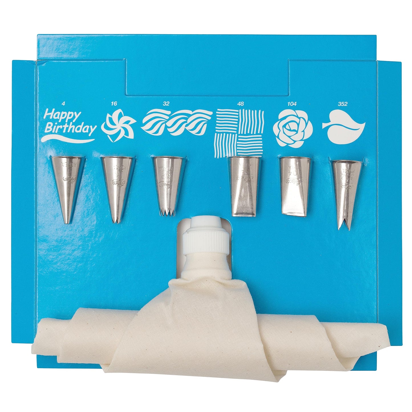 Ateco 8-Piece Cake Decorating Set