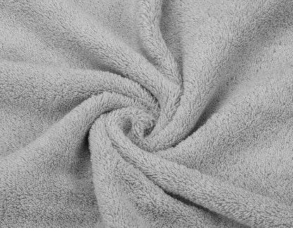 American Soft Linen Premium 3 Piece Towel Set, 1 Bath Towel 1 Hand Towel 1 Washcloth, 600 GSM 100% Cotton Turkish Towels for Bathroom, Light Grey Towel Set
