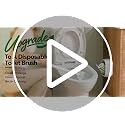 Disposable Toilet Bowl Cleaner Wand Kit with 42 Green Refills - Wall-Mounted, No-Drill