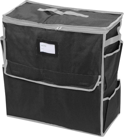 ProPik Holiday Storage Organizer - Unique Gift Bag & Wrapping Accessories | Black
