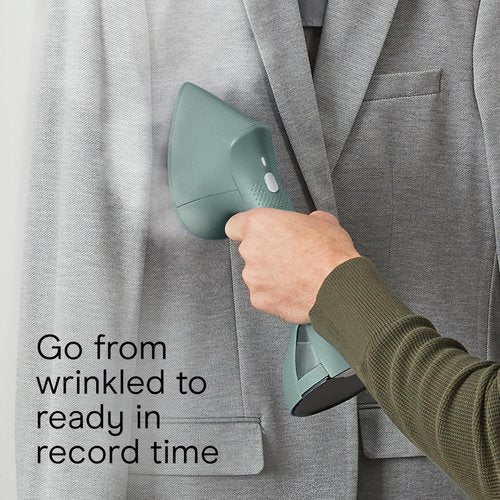 Conair ExtremeSteam Steam & Press 2-in-1 Iron & Steamer, Press Steamer for Clothes, Continuous Steam, Iron-Shaped Soleplate, For Home, Office or Travel