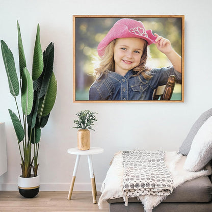 P&L ART Personalized Custom Canvas Prints - Transform Your Photos into Stunning Wall Art | 11x14 Beige