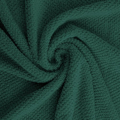 Tens Towels Pack of 8 Popcorn Textured Luxury Towels Set, 2 Extra Large Bath, 2 Hand, 4 Washcloths, 100% Cotton, Plush Hotel Quality, Super Absorbent, Perfect for Your Bathroom, Hunter Green