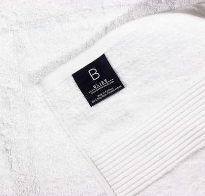 Luxury Oversized Bath Towels | 650 GSM, 34" x 56" | Hotel Quality, Soft & Highly Absorbent | Quick Dry, Thick, Combed Cotton Bathroom Towels | White - 4 Pack