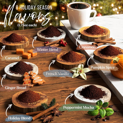 Skiennix Coffee Gift Set - Gourmet Ground Coffee Sampler for Coffee Lovers | Perfect for Men & Women