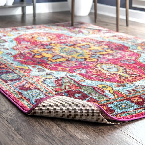 nuLOOM 2' x 8' Non-Slip Gripper Rug Pad, Cushioned for Comfort & Floor Protection, Skid Resistant Pads for Hard Floors Under Carpet Mat Cushion, Customizable Protection