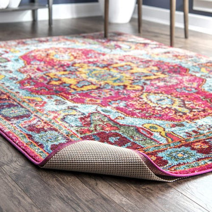 nuLOOM 2' x 8' Non-Slip Gripper Rug Pad, Cushioned for Comfort & Floor Protection, Skid Resistant Pads for Hard Floors Under Carpet Mat Cushion, Customizable Protection
