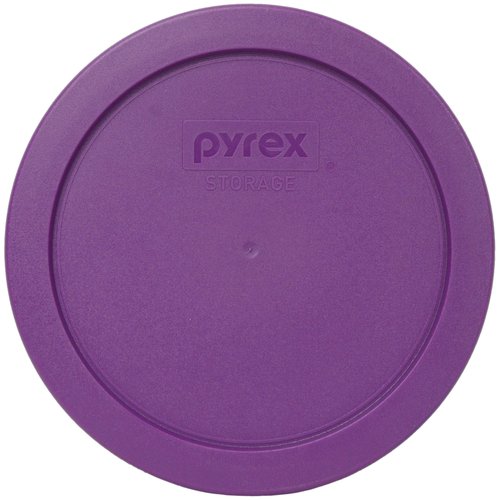 Pyrex 7201-PC Thistle Purple Round Plastic Food Storage Replacement Lid, Made in USA