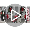 Outdoor Christmas Pillow Covers 20x20 Inch Waterproof Tree Decor Set - White