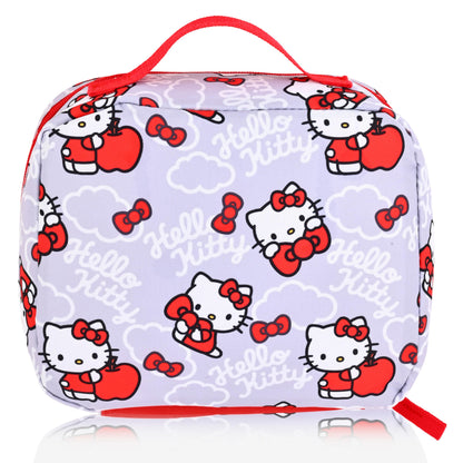 Fast Forward Sanrio Hello Kitty Lunch Box for Kids | Insulated Lunch Bag Lunch Box for Girls, Boys, Unisex, Toddlers| Hello Kitty and Friends Grey Reusable Lunchbox