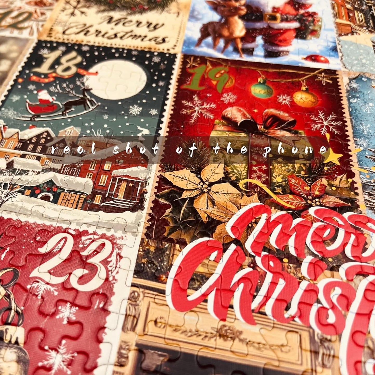 Regine Switzerland 1000-Piece Christmas Puzzle - Vintage Holiday Scenes | 19.2 x 26.6 in Family Fun