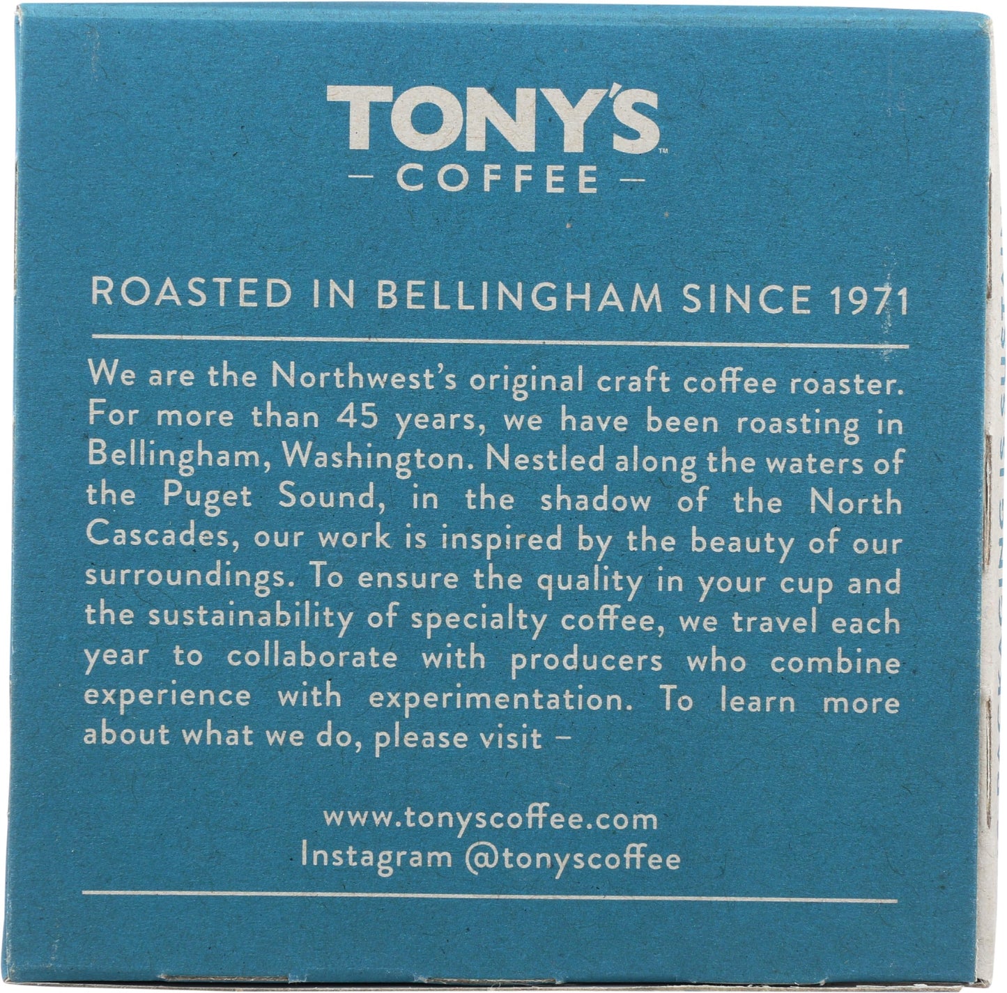 Tony's Coffee Cafe Carmelita Medium Roast Coffee Single Serve Capsules, 10 ct