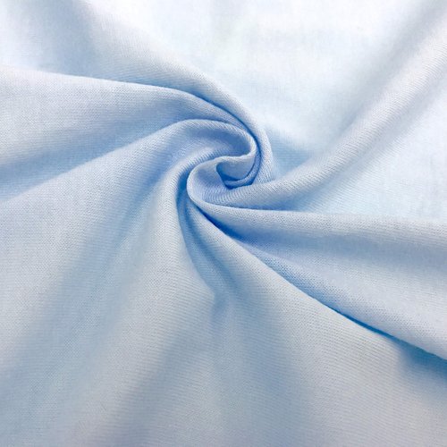 American Baby Company 100% Natural Cotton Fitted Crib Sheet 52" x 28" - Soft, Breathable, Hypoallergenic & Gentle Toddler Bed Sheet, Blue, Neutral for Boys & Girls