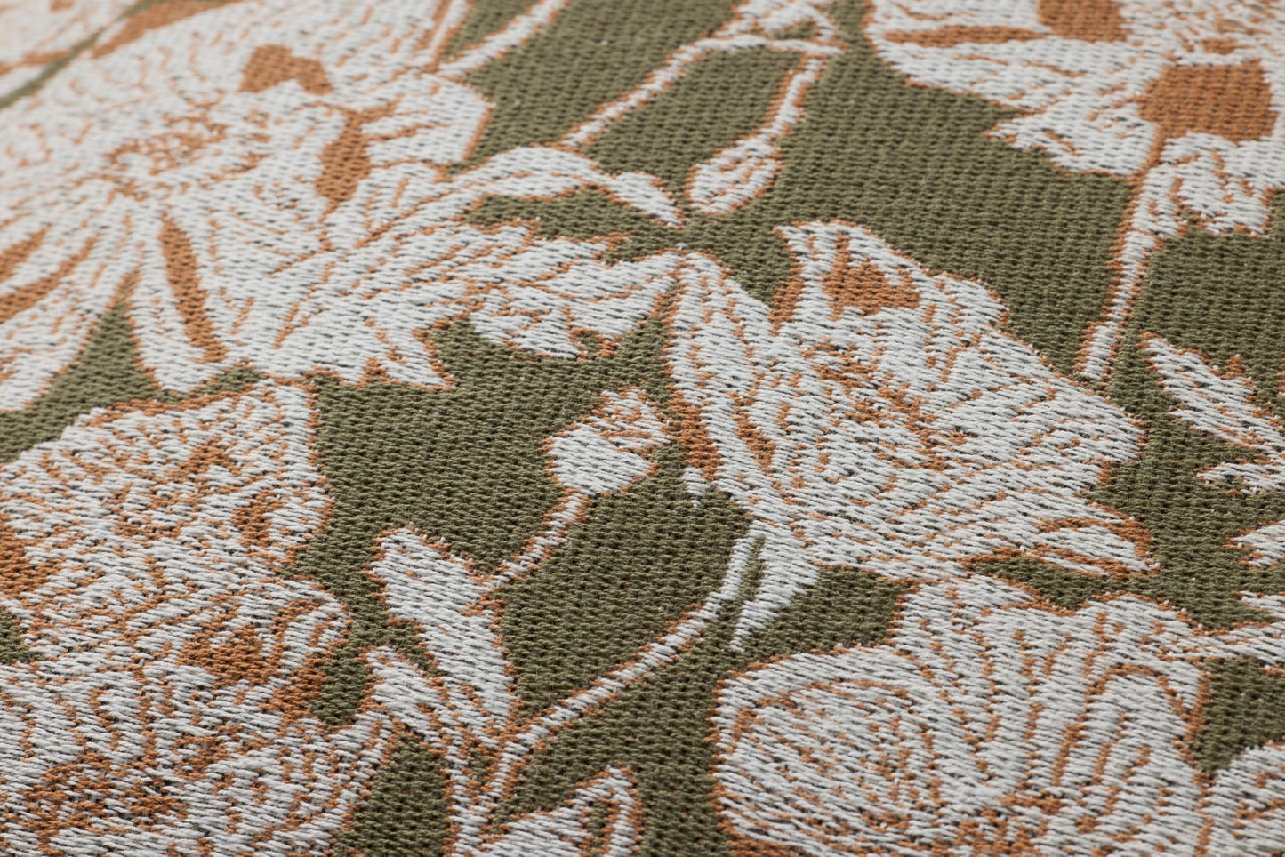 Loloi Chris Loves Julia Matilda Collection PCJ0031 Olive/Orange 18'' x 18'' Cover w/Down Pillow